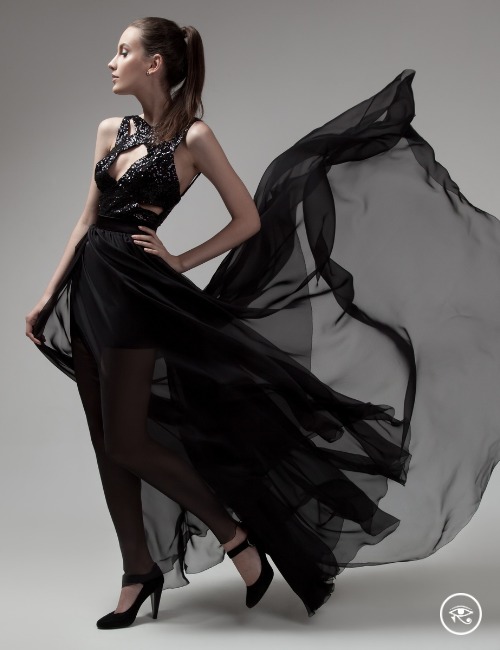 Silk Slip Dress — front